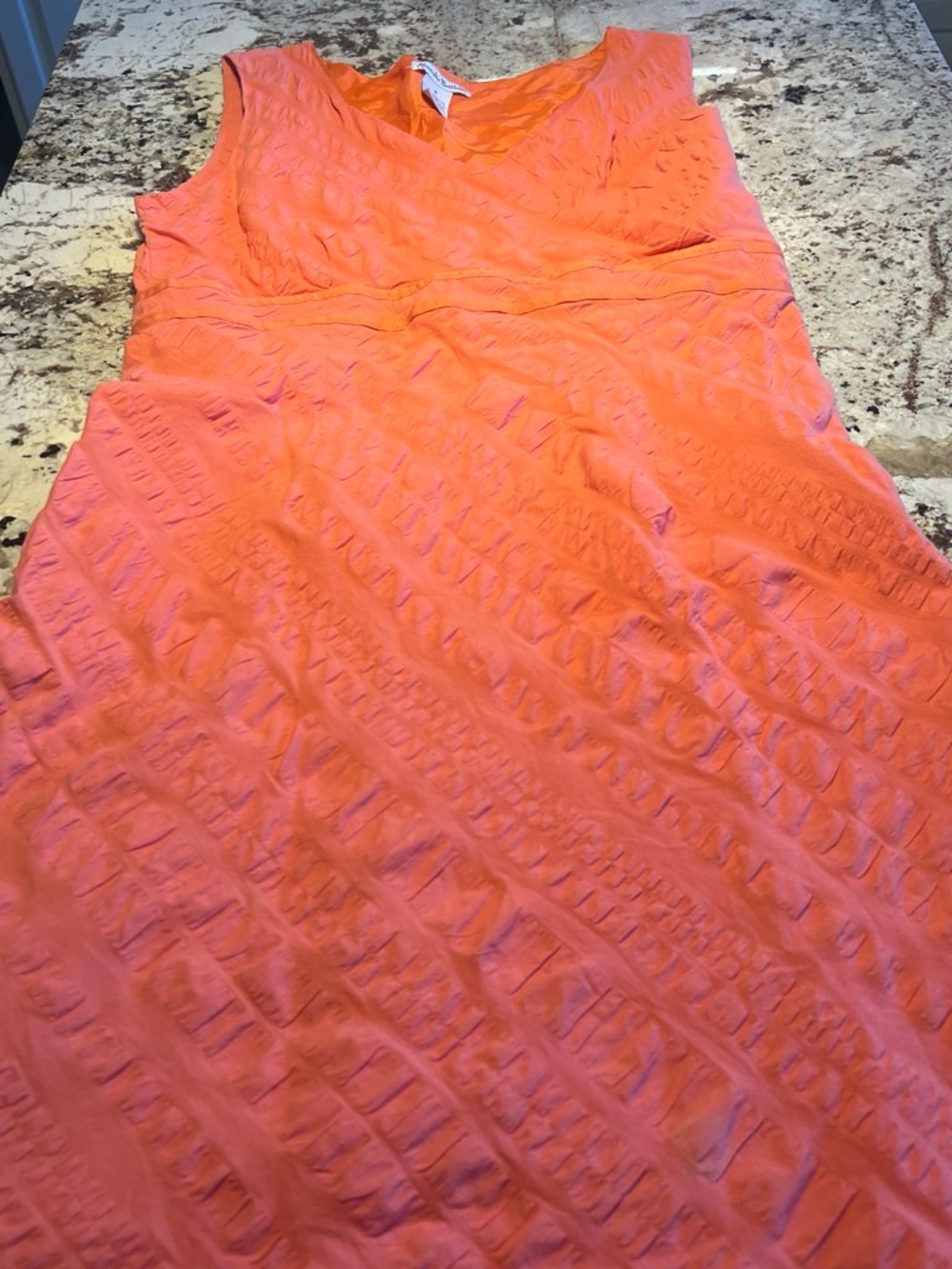 Alexandra Bartlett Vibrant Orange Dress